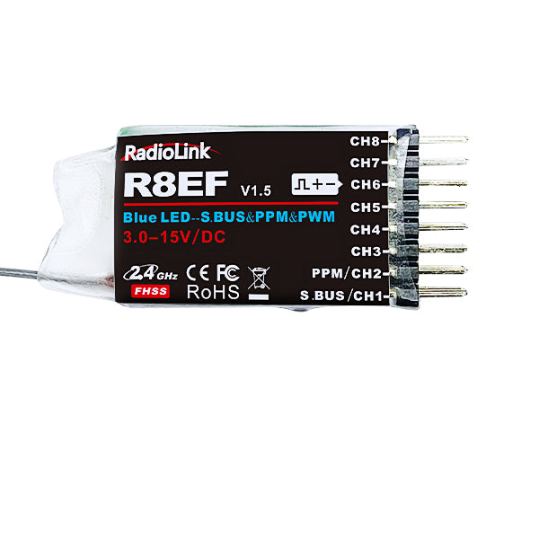 Radiolink T8S(BT)+R8EF 2.4GHz 8CH Transmitter & Receiver